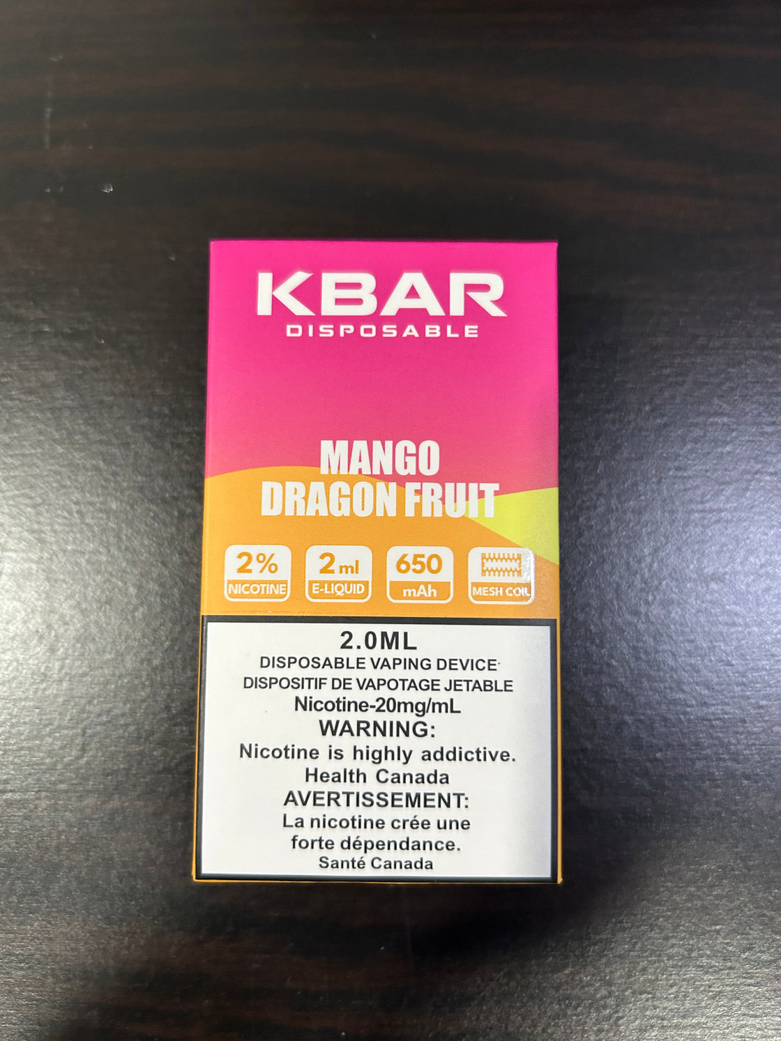 KBAR DISPOSABLE