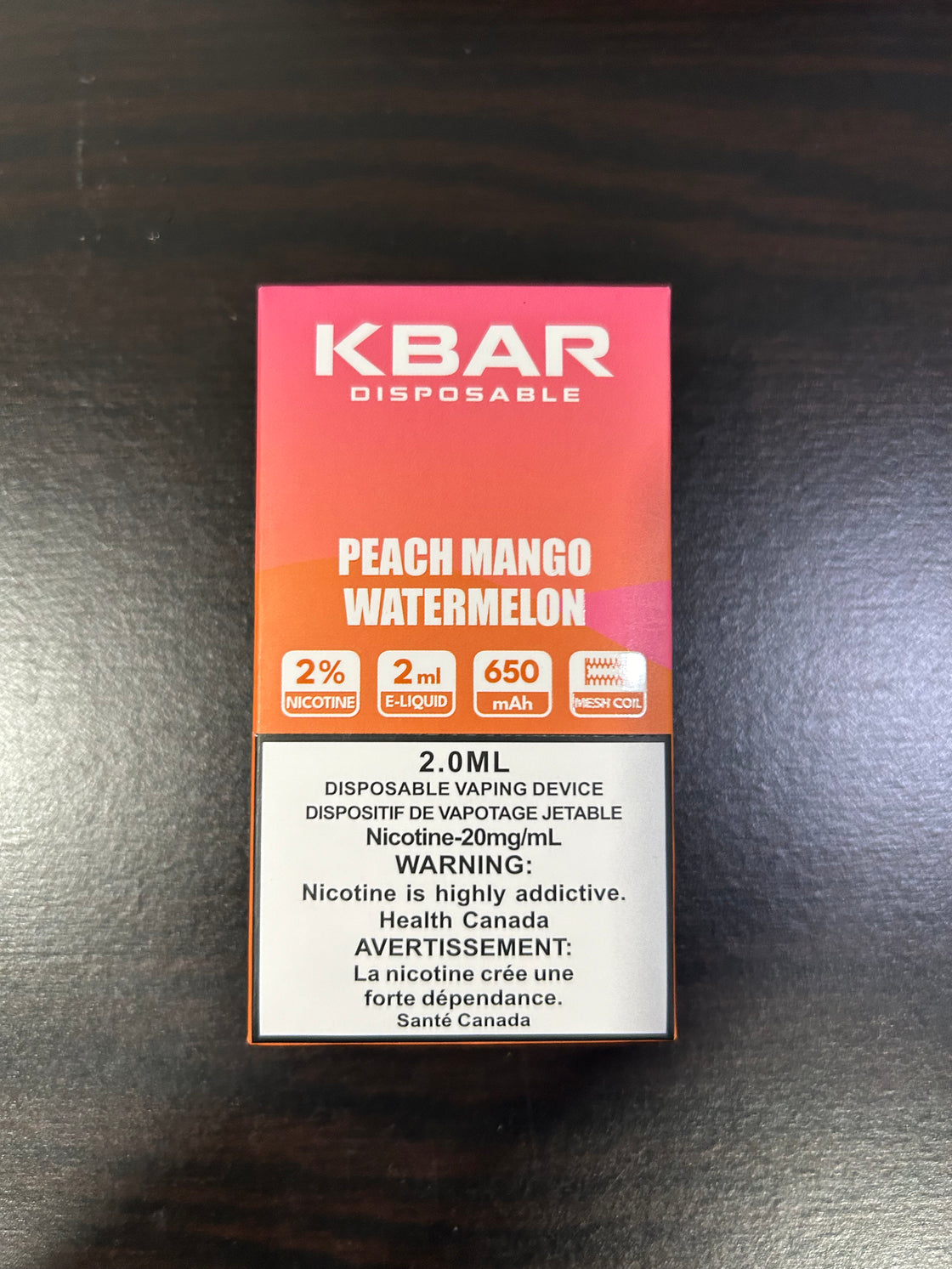 KBAR DISPOSABLE