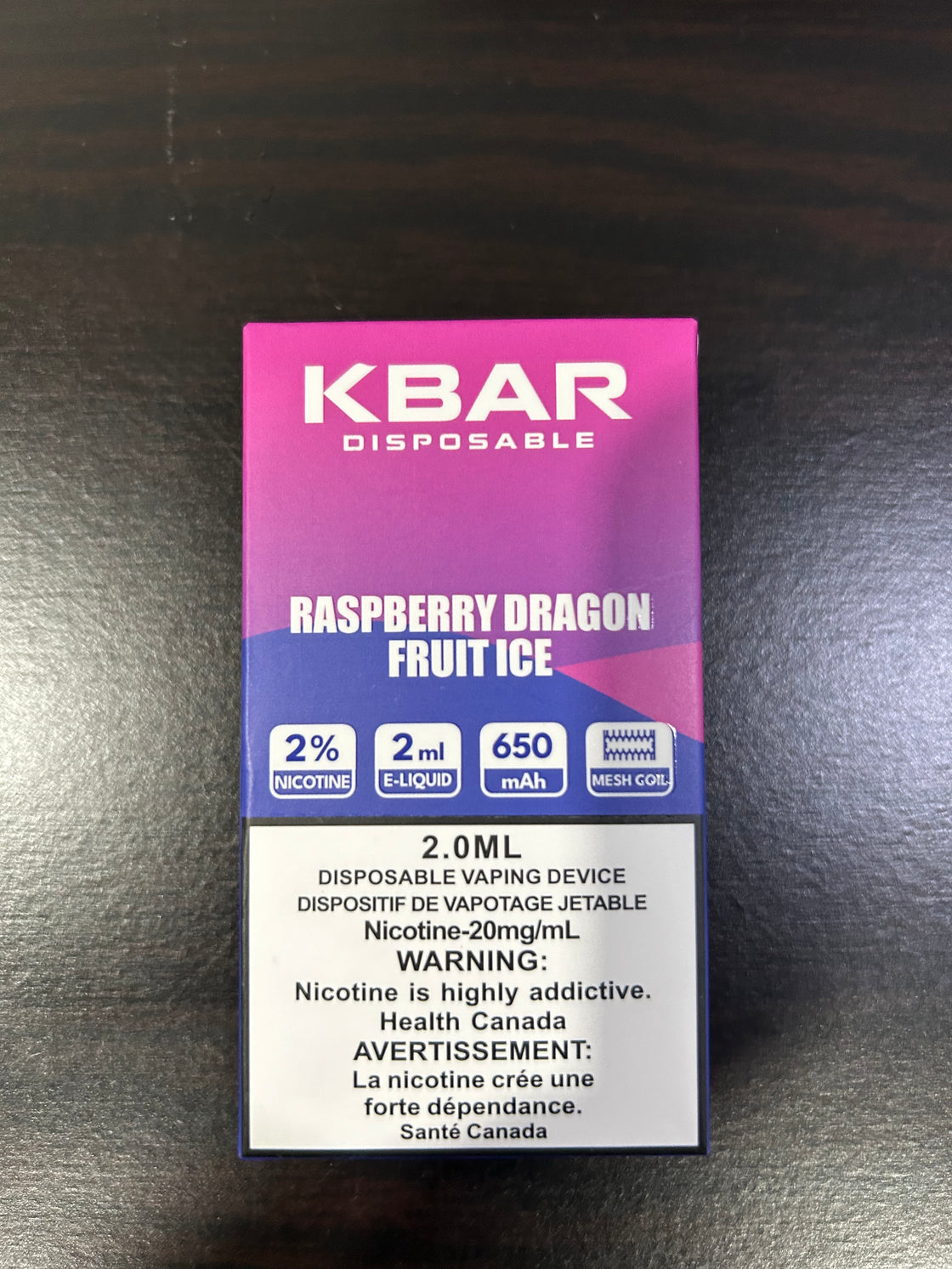 KBAR DISPOSABLE