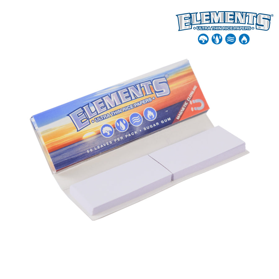 ELEMENTS 1 1/4 ROLLING PAPERS W. TIPS