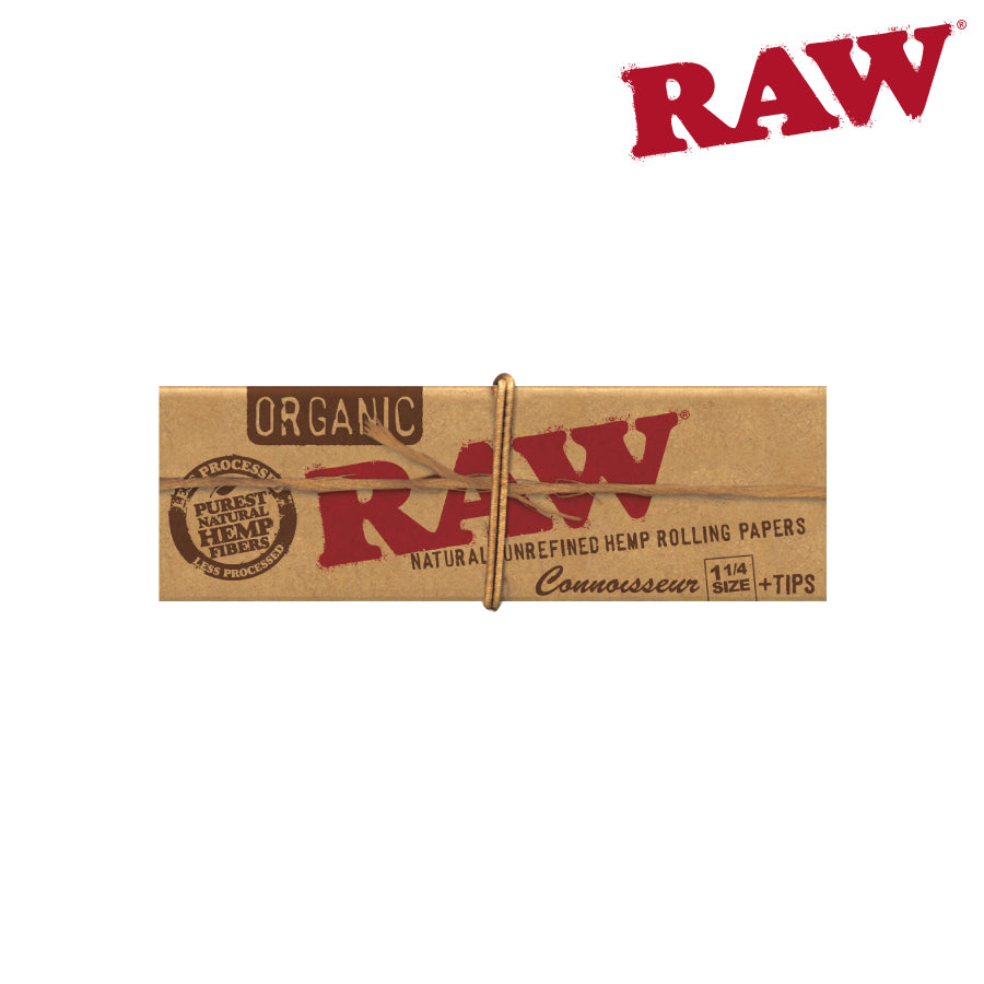 RAW ORGANIC HEMP 1 1/4 + TIPS